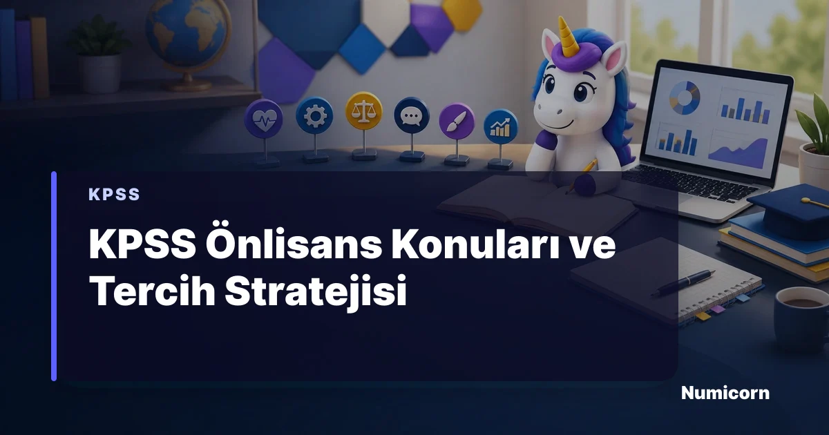 KPSS önlisans konuları P93 puanı ve tercih stratejisi rehberi