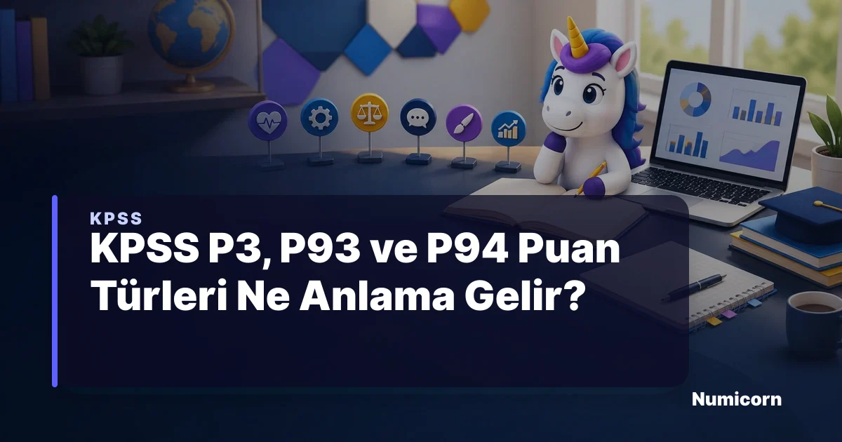 KPSS P3, P93 ve P94 Puan Türleri Ne Anlama Gelir?