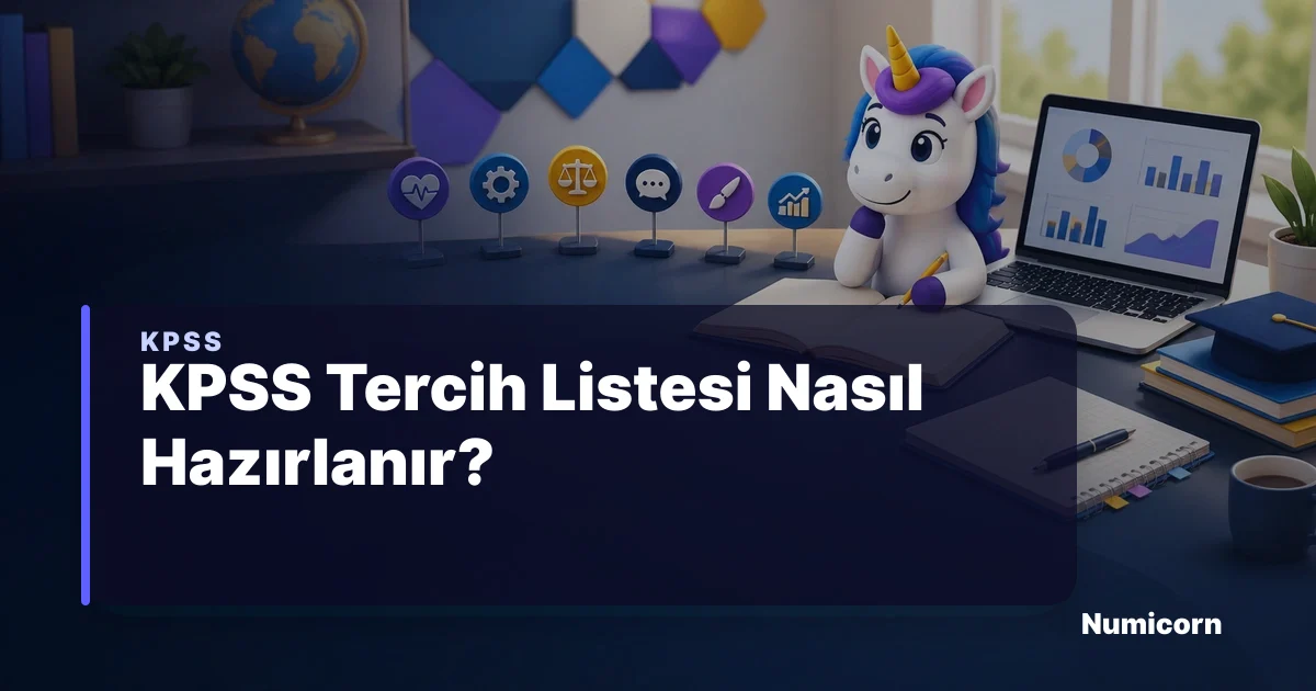 KPSS Tercih Listesi Nasıl Hazırlanır?