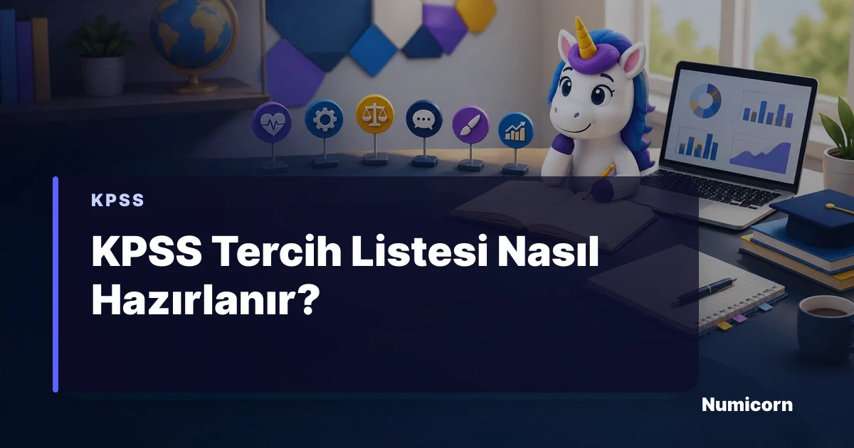 KPSS tercih listesi hazırlama ve nitelik kodu kontrol rehberi
