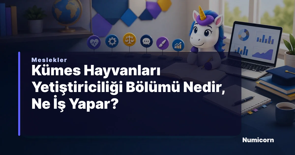 Kümes Hayvanları Yetiştiriciliği bölümü ve meslek rehberi
