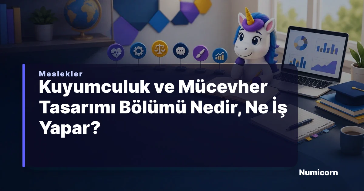 Kuyumculuk ve Mücevher Tasarımı bölümü ve meslek rehberi