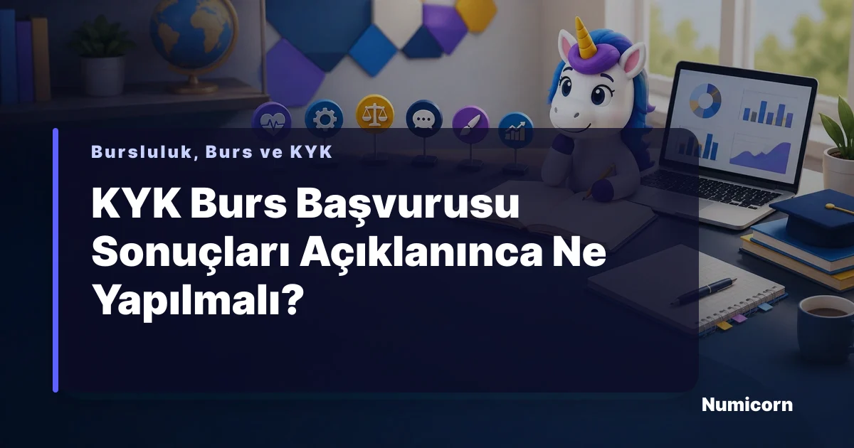 KYK burs başvurusu sonucu sonrası yapılacaklar rehberi görseli