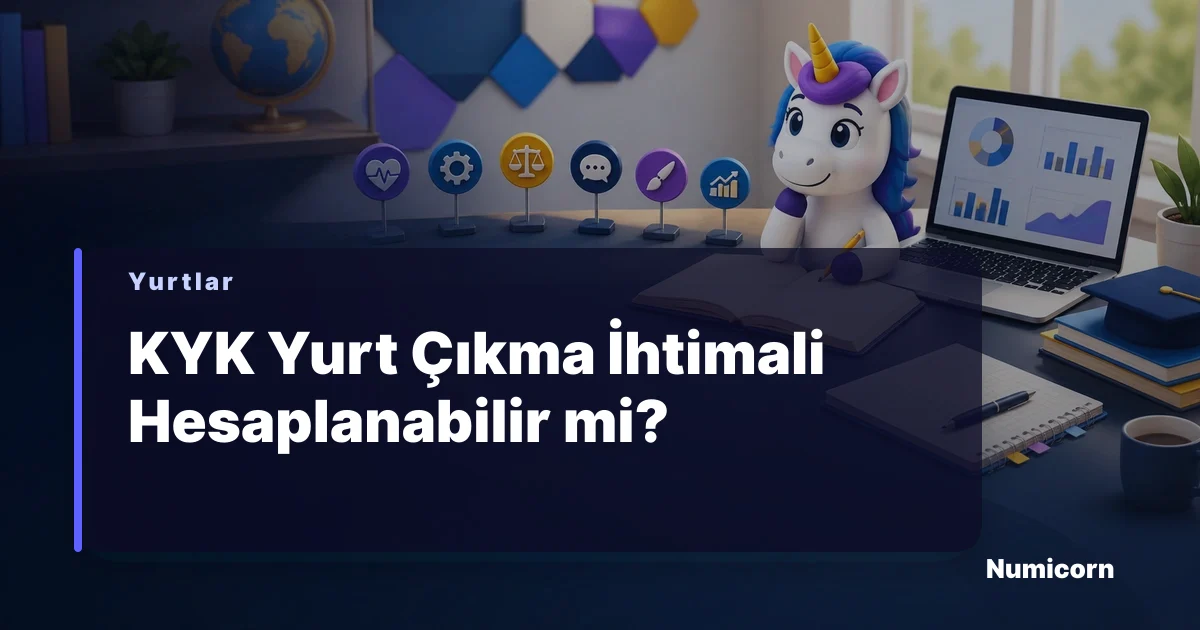 KYK yurt çıkma ihtimali hesaplama rehberi