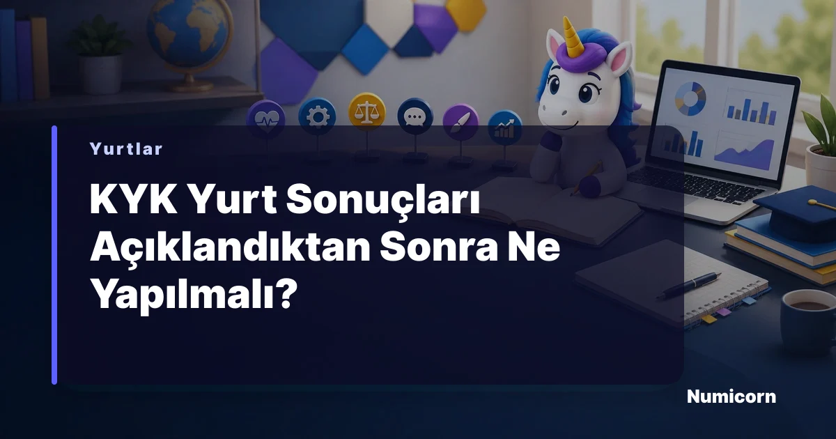 KYK yurt sonuçları sonrası kayıt ve taahhütname rehberi