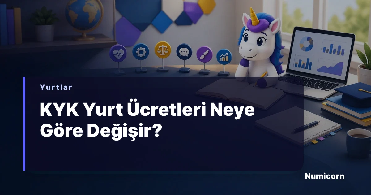 KYK yurt ücretleri ilk kayıt ücreti ve güvence bedeli rehberi