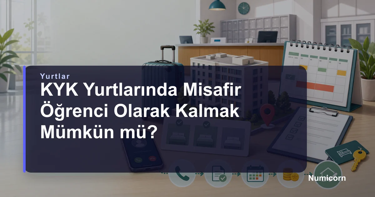 KYK yurtlarında misafir öğrenci olarak kalmak mümkün mü kapak görseli