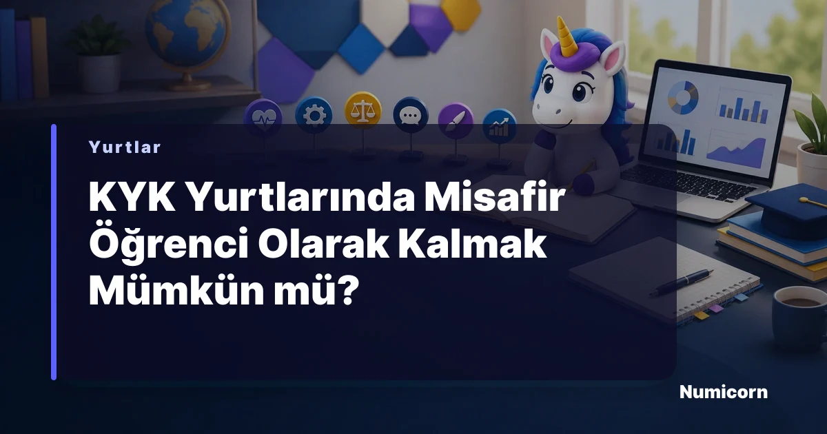 KYK yurtlarında misafir öğrenci olarak kalmak mümkün mü kapak görseli