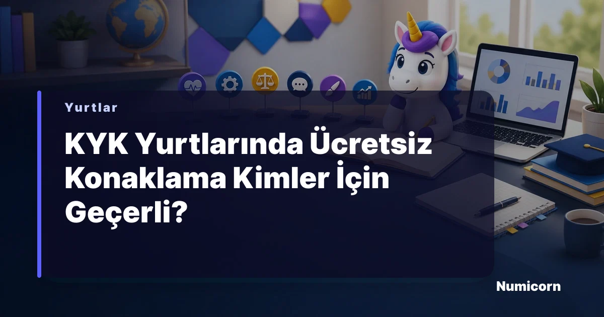 KYK yurtlarında ücretsiz konaklama kimler için geçerli kapak görseli