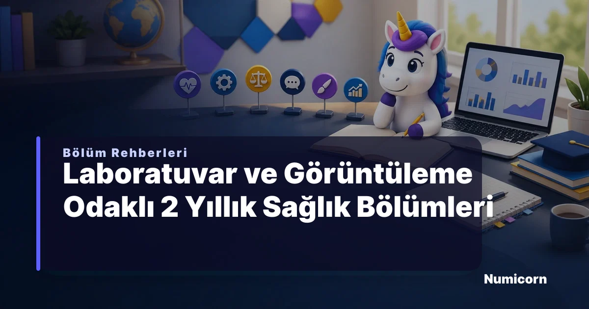 Laboratuvar ve görüntüleme odaklı 2 yıllık sağlık bölümleri rehberi