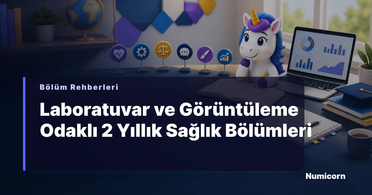 Laboratuvar ve görüntüleme odaklı 2 yıllık sağlık bölümleri tercih rehberi