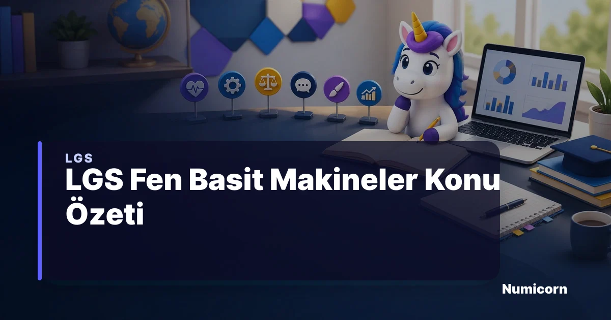 LGS Fen Basit Makineler Konu Özeti