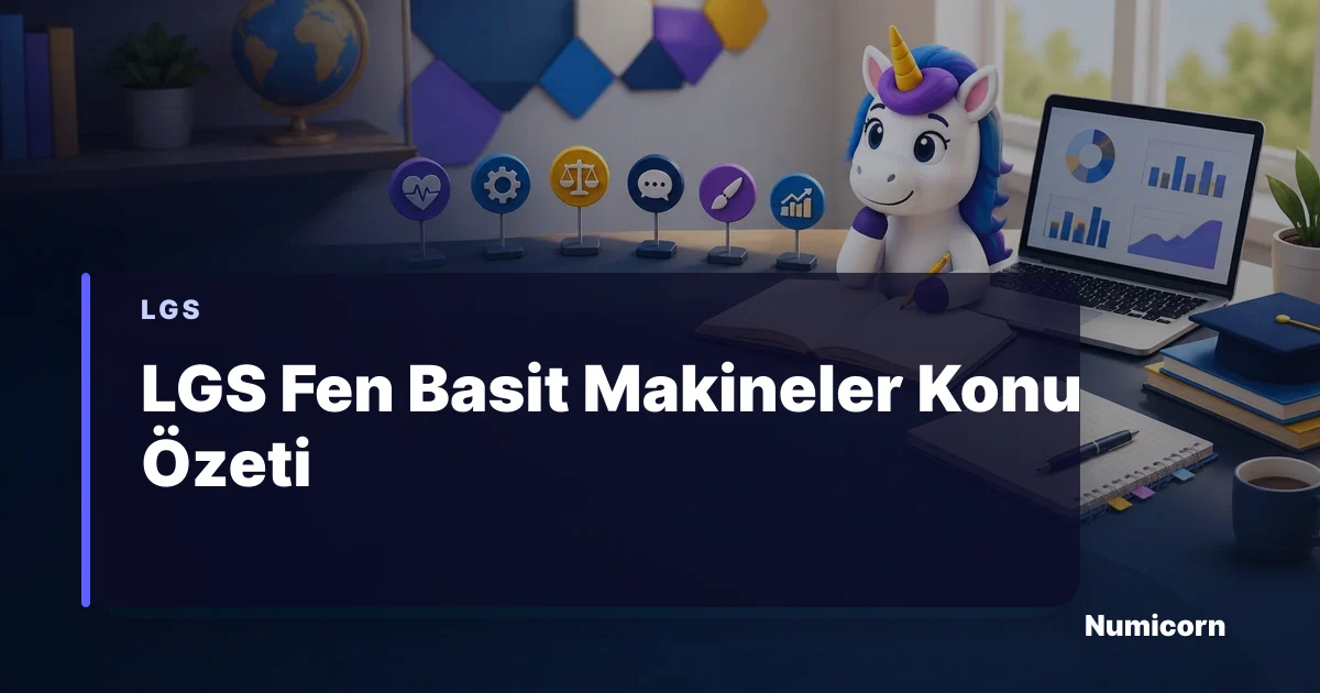 LGS Fen Basit Makineler Konu Özeti