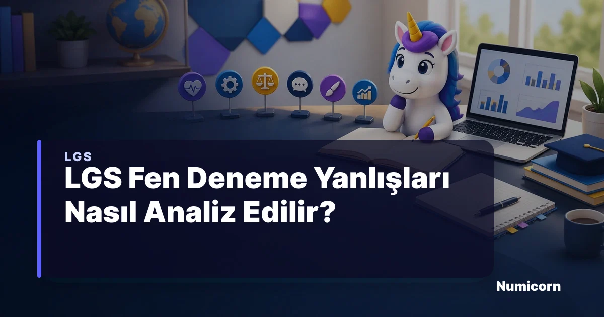 LGS Fen Deneme Yanlışları Nasıl Analiz Edilir?