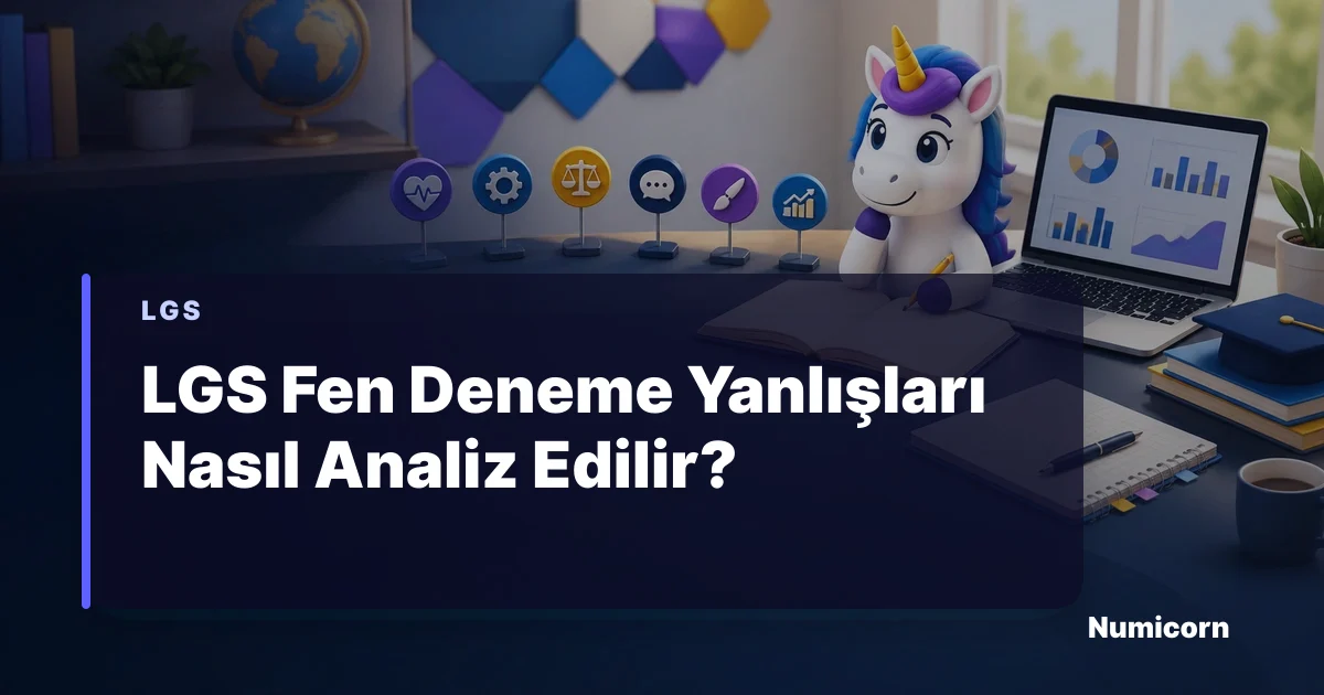 LGS Fen deneme yanlışları analiz rehberi