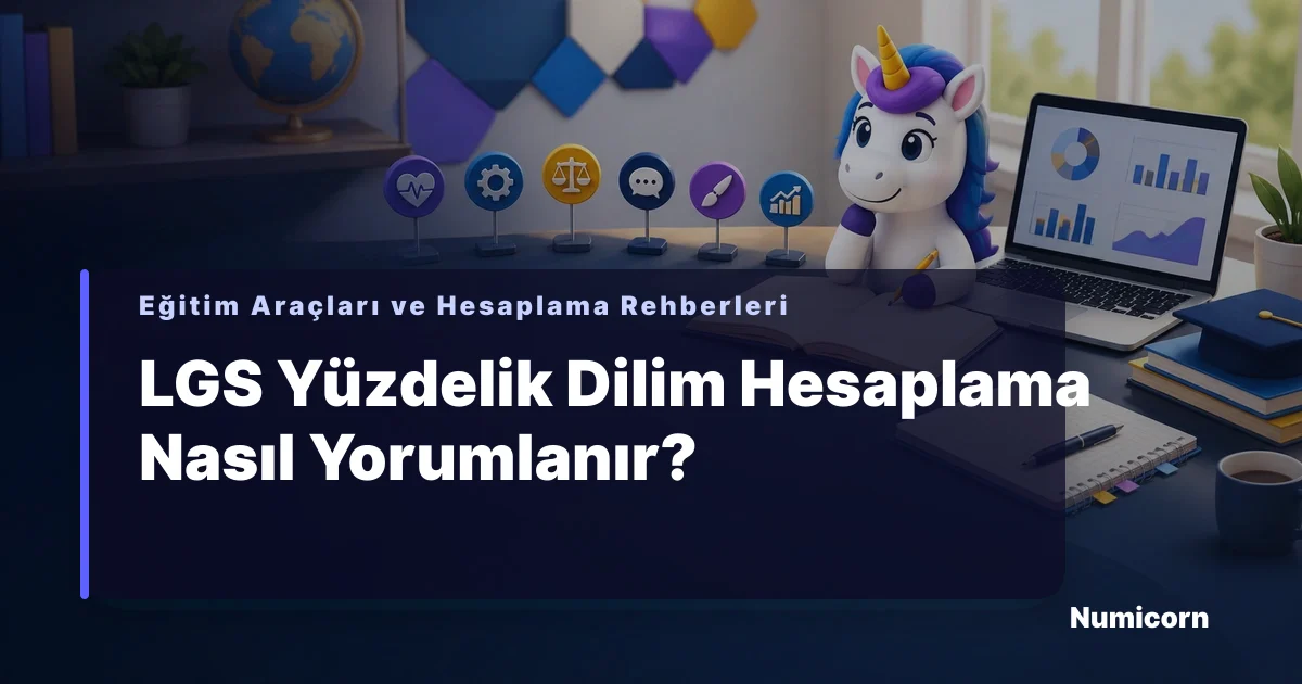 LGS yüzdelik dilimini ve lise tercihlerini anlatan rehber görseli