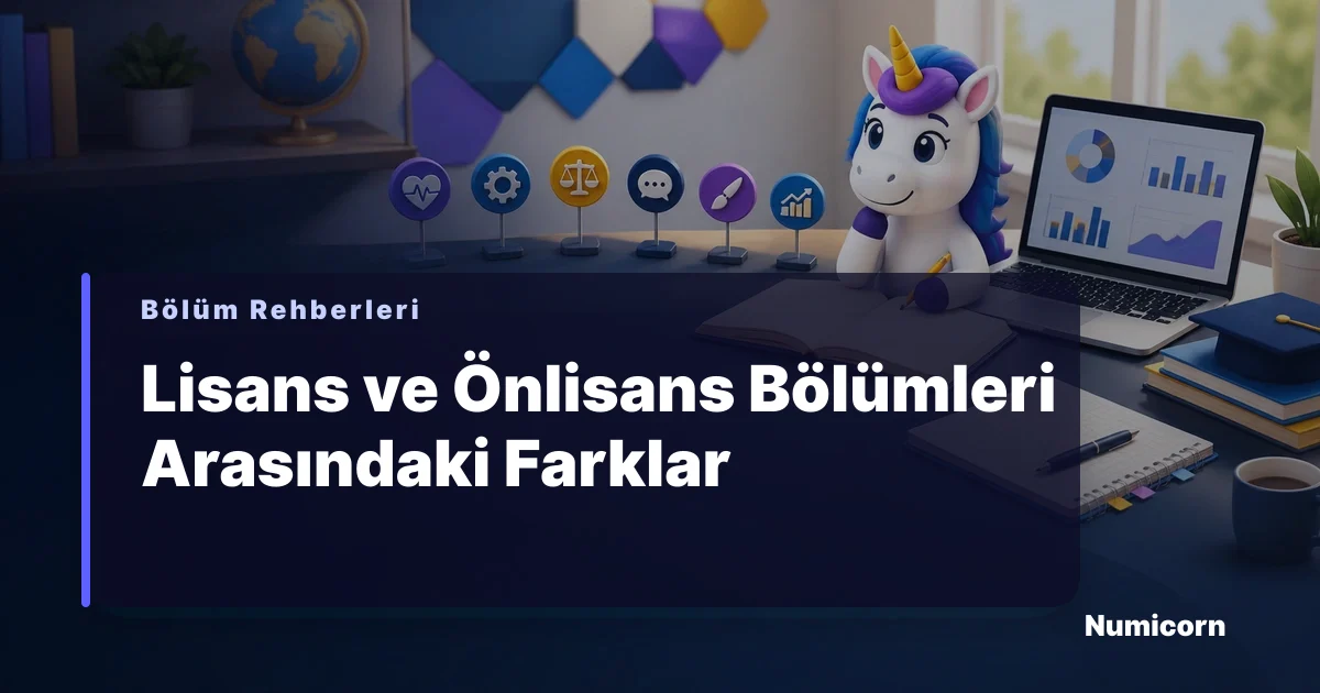 Lisans ve önlisans bölümleri farkları rehberi görseli