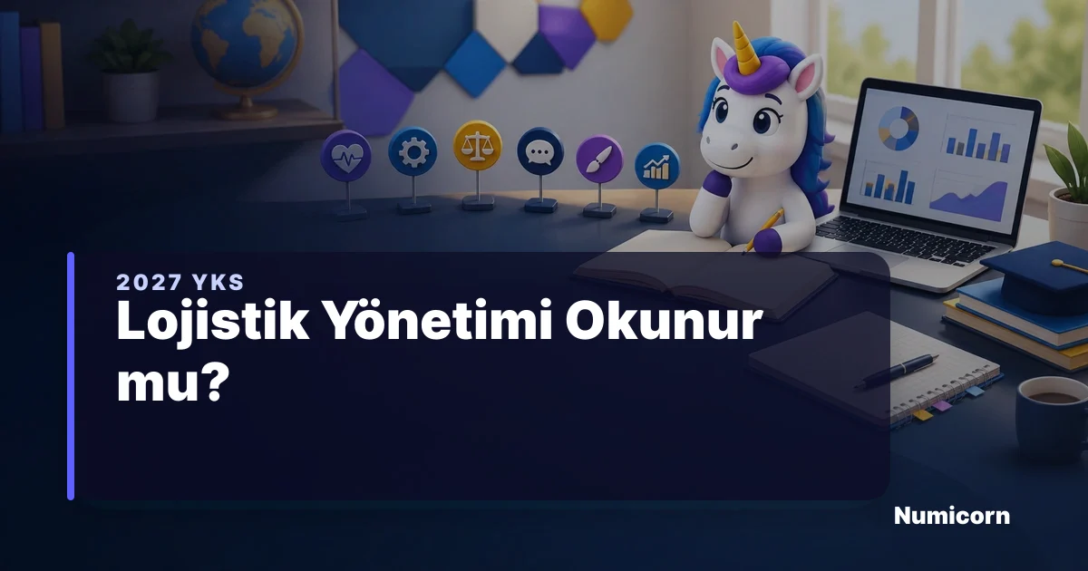 2027 YKS Lojistik Yönetimi bölümü tercih rehberi kapak görseli