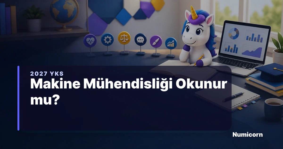 Makine mühendisliği okunur mu başlıklı 2027 YKS tercih rehberi kapak görseli