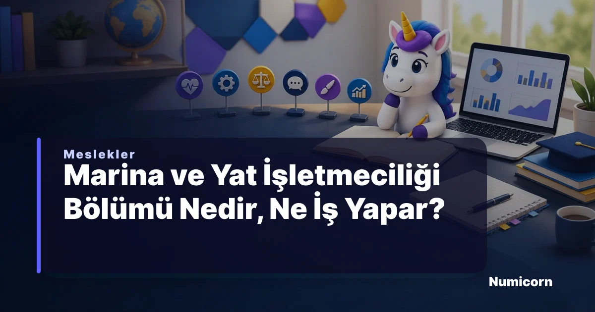 Marina ve Yat İşletmeciliği bölümü ve meslek rehberi