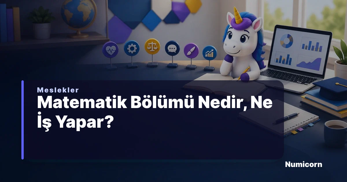 Matematik bölümü ve meslek rehberi