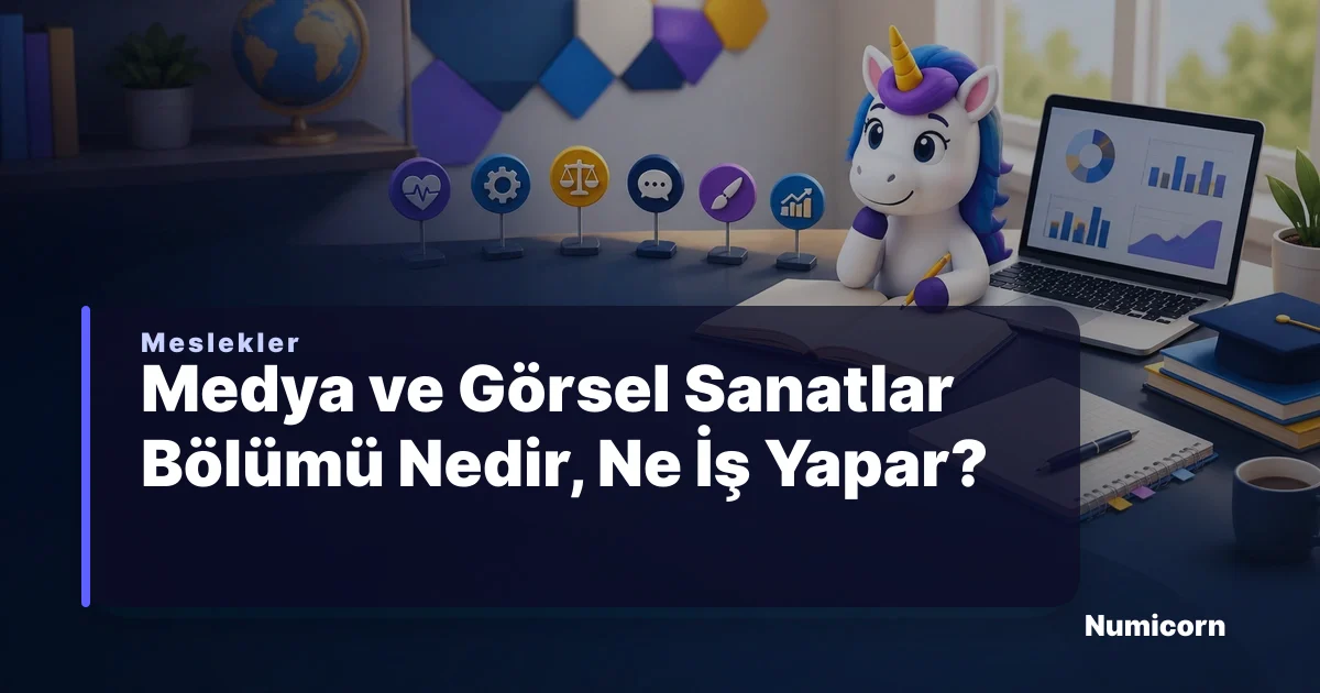 Medya ve Görsel Sanatlar bölümü ve meslek rehberi