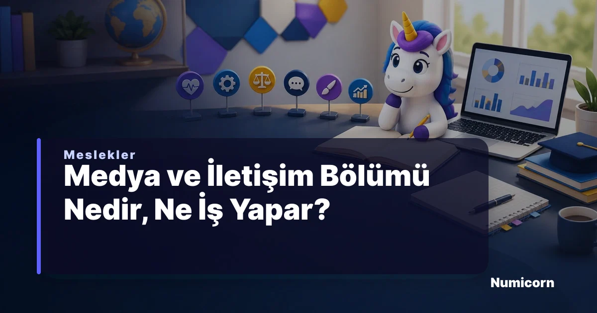 Medya ve İletişim bölümü ve meslek rehberi