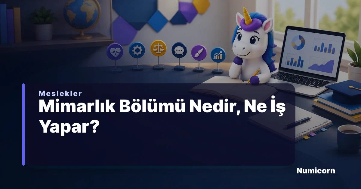 Mimarlık bölümü ve meslek rehberi