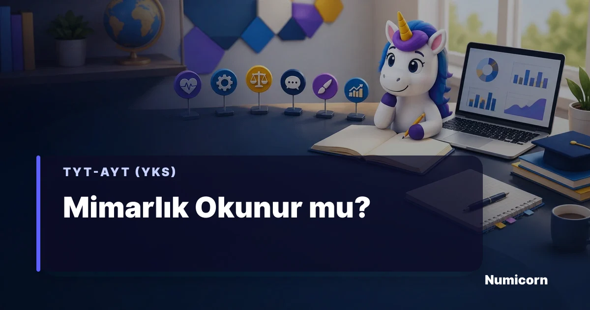 Mimarlık bölüm rehberi ve tercih kontrol tabloları