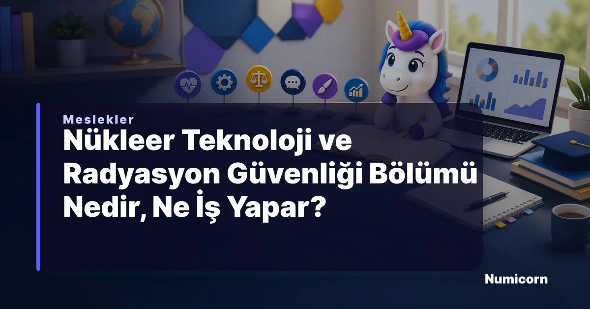 Nükleer Teknoloji ve Radyasyon Güvenliği bölümü ve meslek rehberi