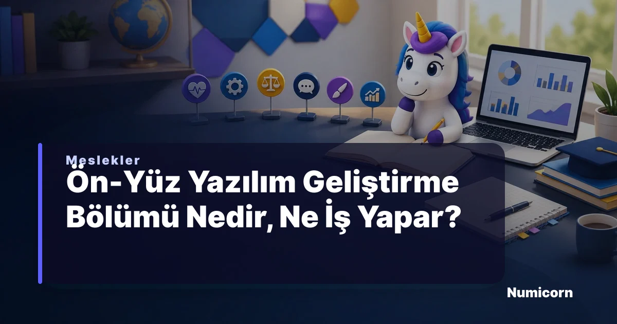 Ön-Yüz Yazılım Geliştirme bölümü ve meslek rehberi