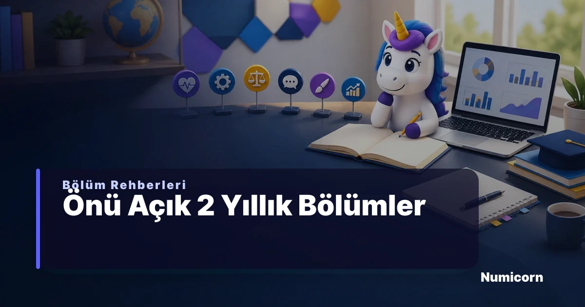 Önü açık 2 yıllık bölümler ve TYT tercih rehberi
