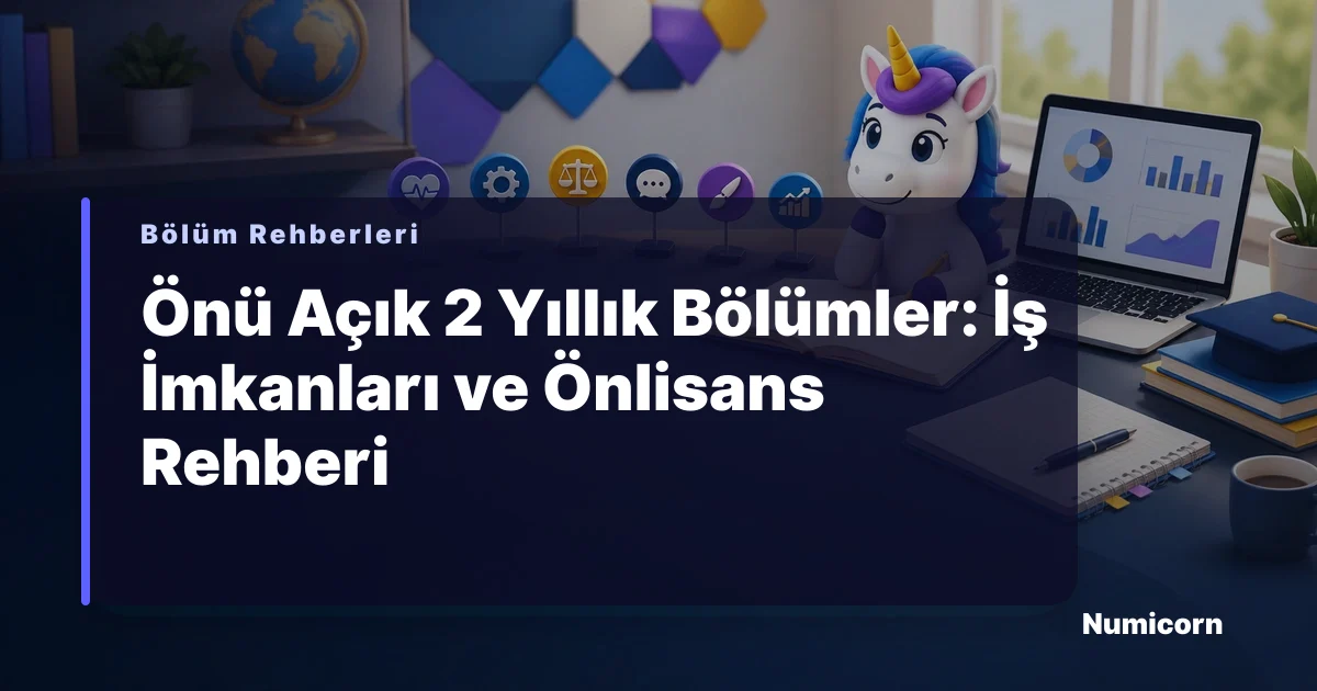 Önü açık 2 yıllık bölümler ve TYT tercih rehberi