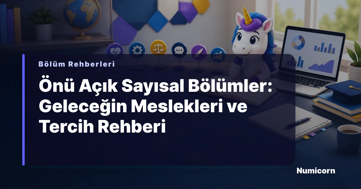 Önü açık sayısal bölümler ve YKS tercih rehberi