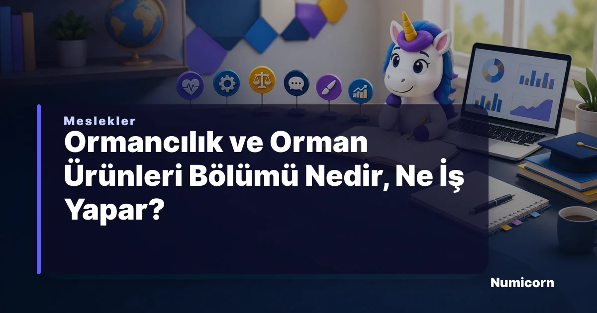 Ormancılık ve Orman Ürünleri bölümü ve meslek rehberi