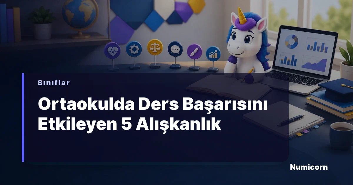Ortaokul öğrencisi ders çalışırken motive oluyor