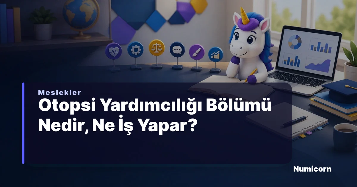Otopsi Yardımcılığı bölümü ve meslek rehberi