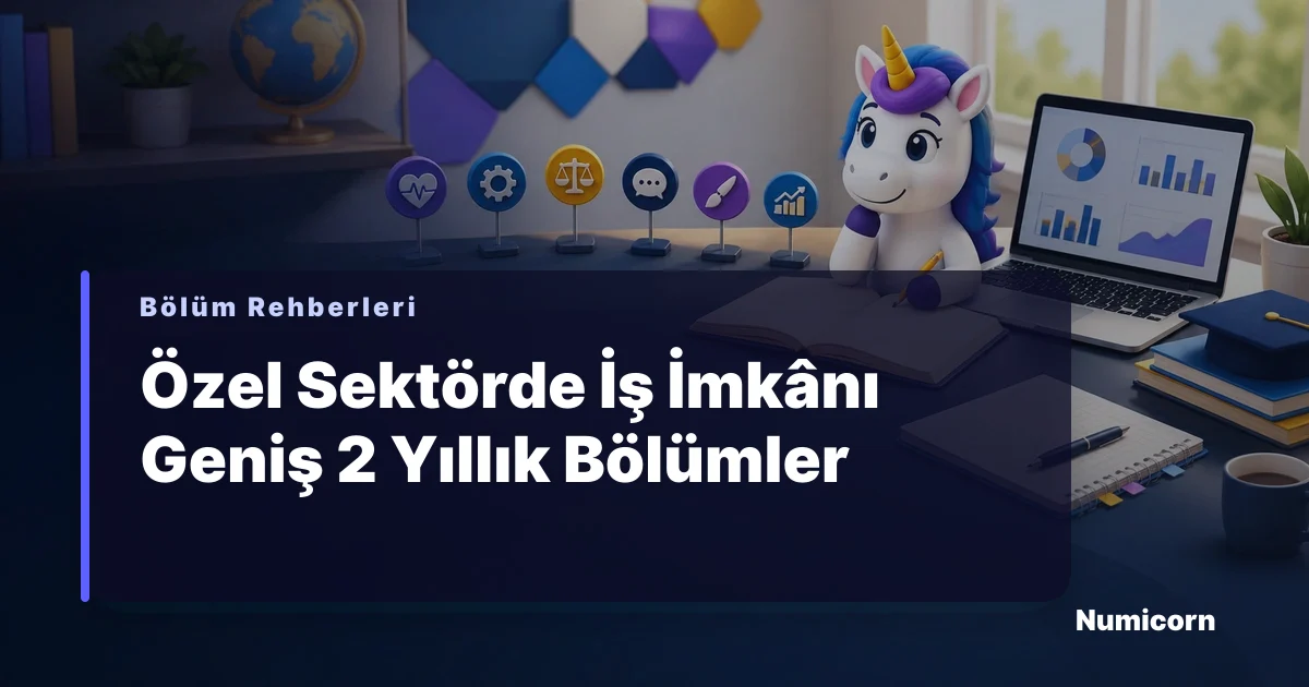 Özel sektörde iş imkanı geniş 2 yıllık bölümler rehberi