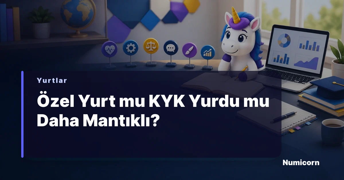 Özel yurt ve KYK yurdu karşılaştırma rehberi