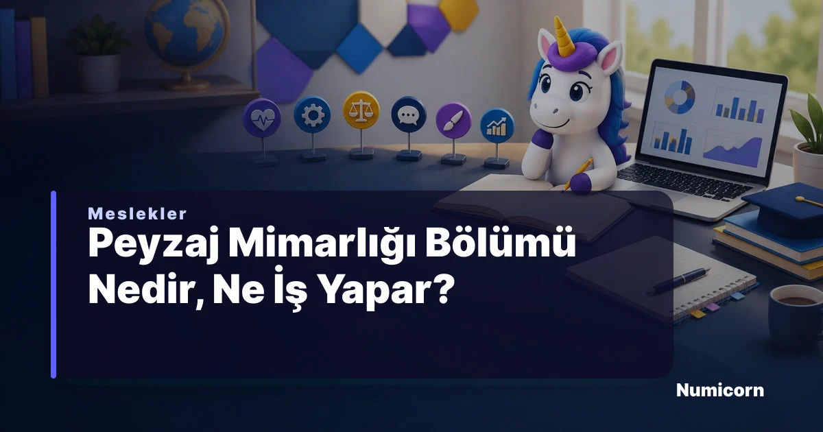 Peyzaj Mimarlığı bölümü ve meslek rehberi