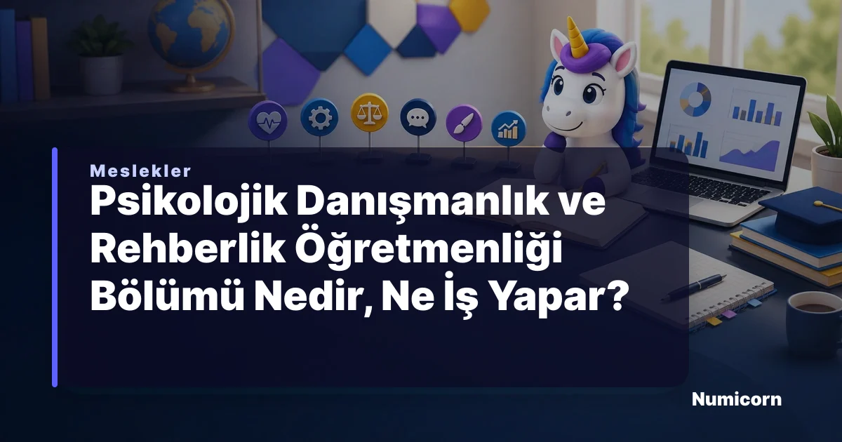 Psikolojik Danışmanlık ve Rehberlik Öğretmenliği bölümü ve meslek rehberi