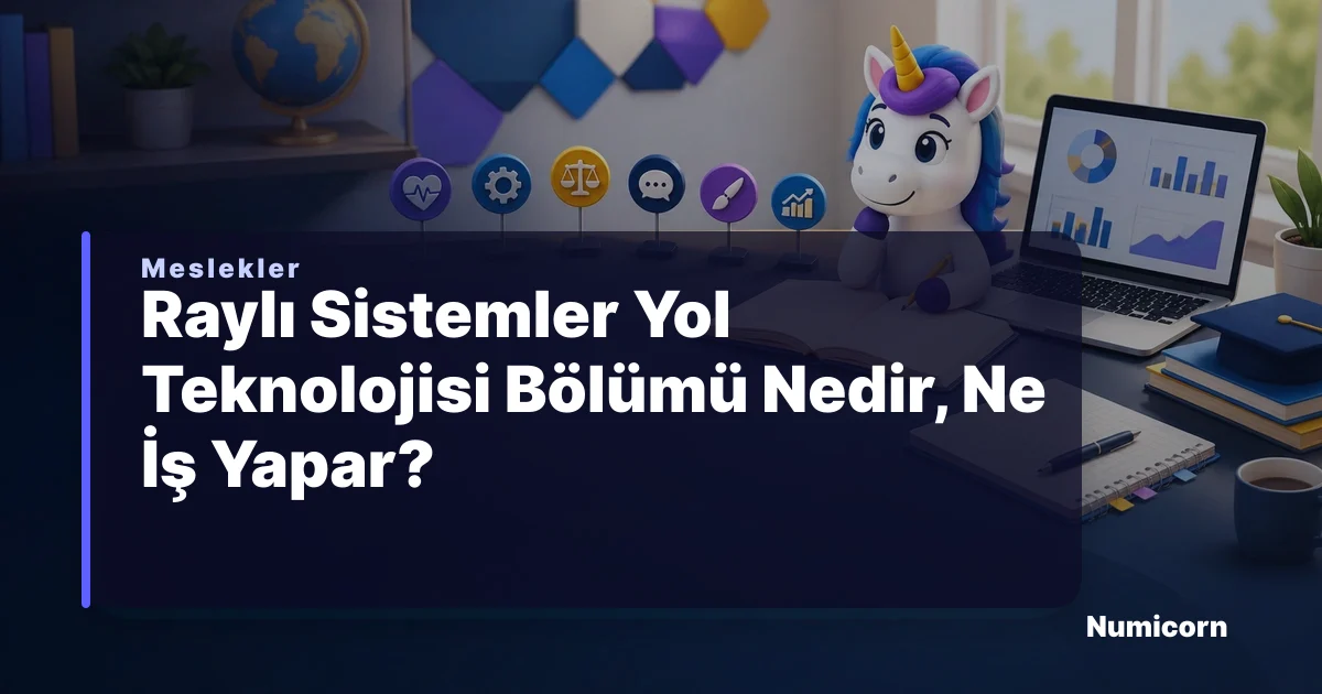 Raylı Sistemler Yol Teknolojisi bölümü ve meslek rehberi