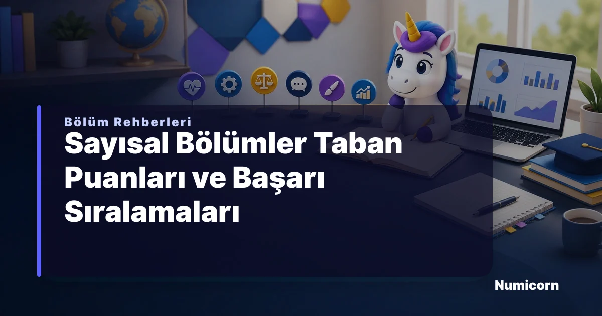 Sayısal bölümler taban puanları ve tercih rehberi