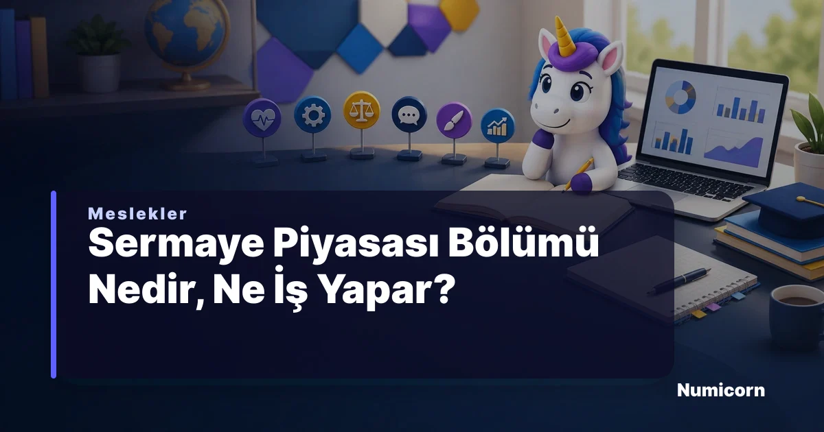Sermaye Piyasası bölümü ve meslek rehberi