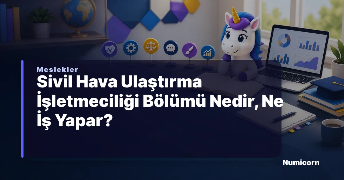 Sivil Hava Ulaştırma İşletmeciliği bölümü ve meslek rehberi