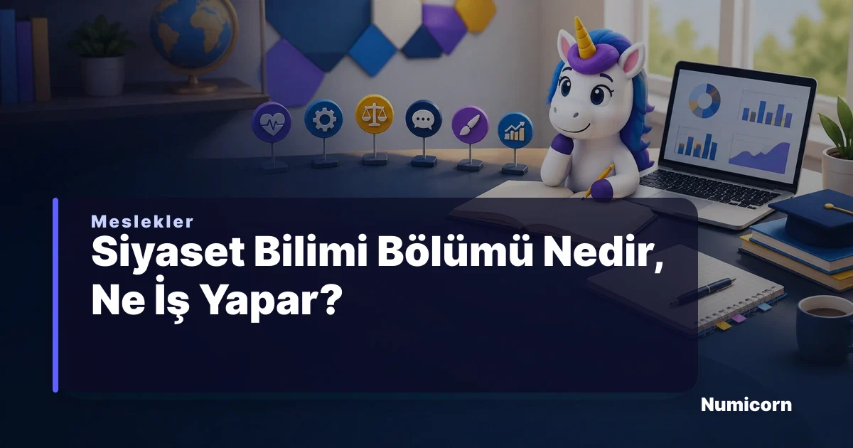 Siyaset Bilimi bölümü ve meslek rehberi