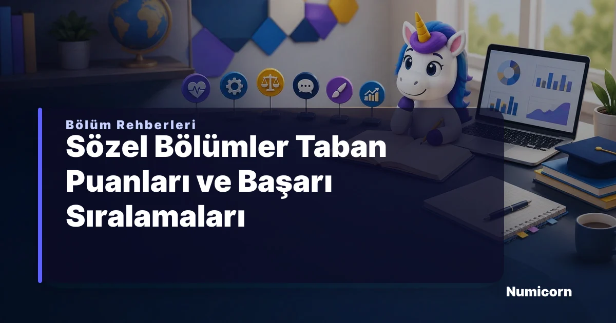 Sözel bölümler taban puanları ve tercih rehberi