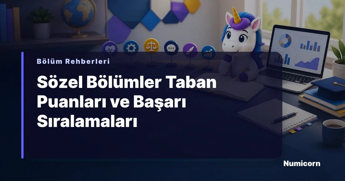 Sözel bölümler taban puanları ve tercih rehberi