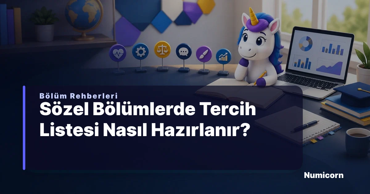 Sözel bölümlerde tercih listesi hazırlama rehberi görseli