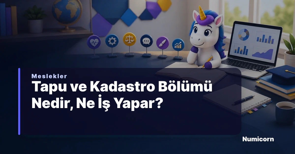 Tapu ve Kadastro bölümü ve meslek rehberi